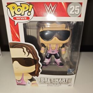 WWE Pop! Bret Hart Figure - Pink and Black
